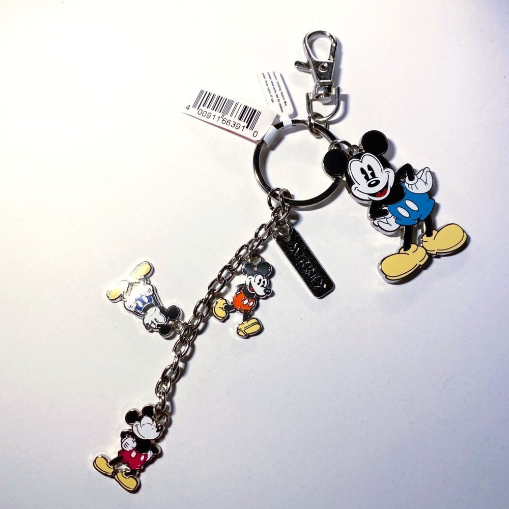 Disney Parks Authentic Mickey Mouse Charm Keychain